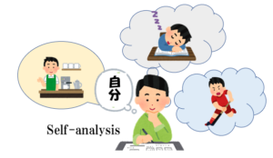 自己分析のイラスト