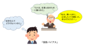 社長に説教される社員のイラスト