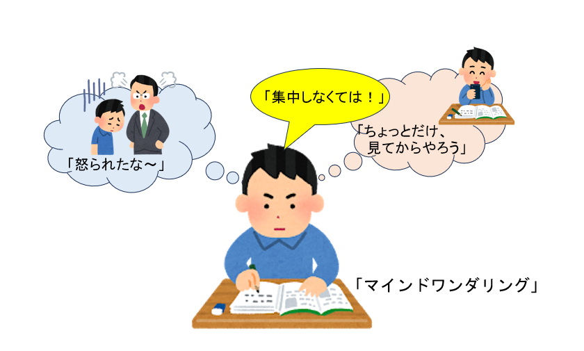 勉強する子どものイラスト