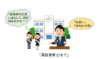 スピーチをする校長のイラスト