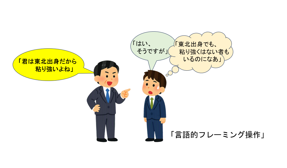 部下を説得する上司のイラスト